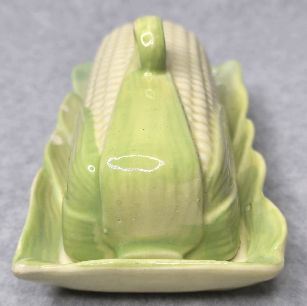 Vintage Ceramic Corn on the Cob Butter Dish - Farmhouse Kitchen Decor - Picture 5 of 13